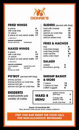Dionne's Good Food Menu — Sycamore & Oak