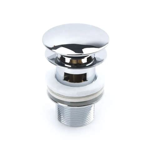3-Inch Brass Pop-Up Waste Coupling - Chrome Finish | Sink Drain for Wa ...