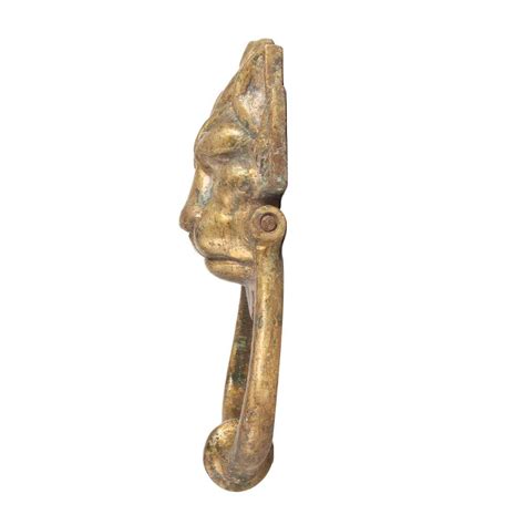 Vintage Used Door Knocker with Lion Face