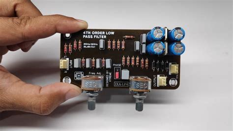 Xtreme 4th Order Audio Low Pass Filter Board For Subwoofer Amplifiers ...
