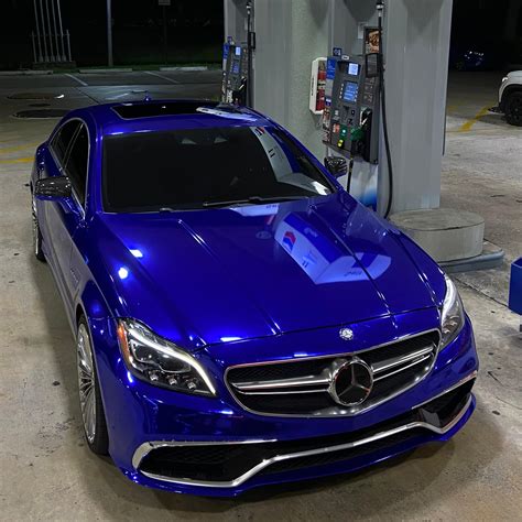 Best Gloss Chrome Blue Wrap | Mirror Chrome Blue Car Wraps