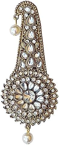 FURE Floral Classic Metal Kilangi Brooch (Golden) for Men : Amazon.in ...