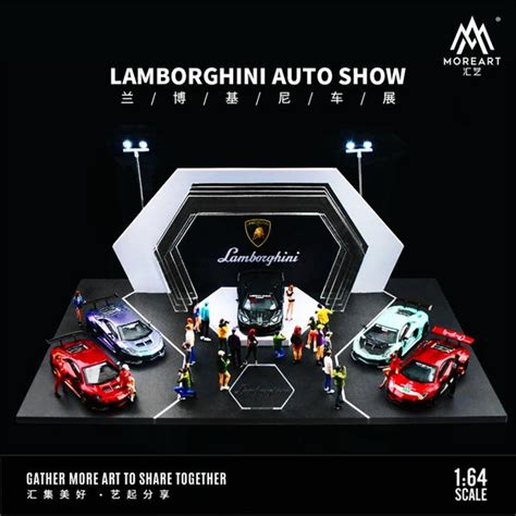 More Art 1:64 Lamborghini Auto Show Diorama model – Inaboxstore