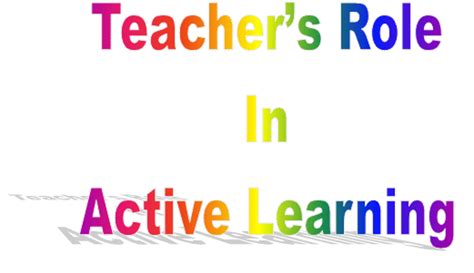 TEACHER AS A FACILITATOR IN LEARNING ~ Education Today