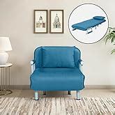 Royal Interiors Foldable Sofa with Armrests and Cushion| Compact ...