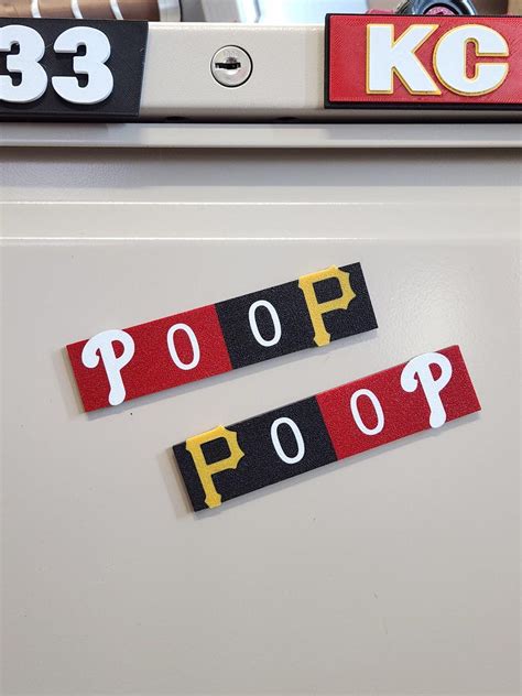 Magnetic "p00p" Scorebug! (includes Magnets!) You Choose, Single or 2 ...