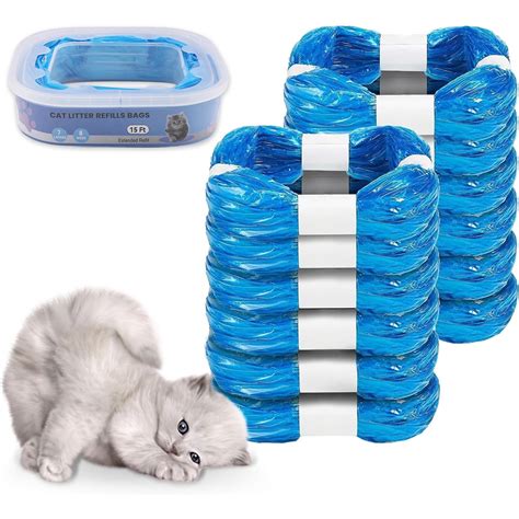12 Pack Cat Litter Refills Bags,Litter Refills Compatible with genie ...