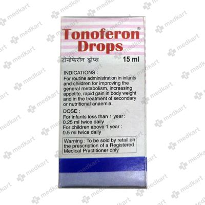 TONOFERON DROPS 15 ML, Price, Composition & Generic Alternatives - Medkart