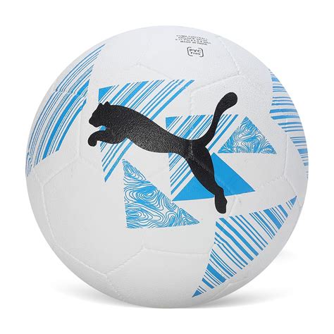 Puma Unisex-Adult Future 2 Soccer Ball, White-Aqua Blue, 5 (5476005 ...