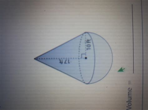 what is the curved surface area of a cone on top of a half circle if ...