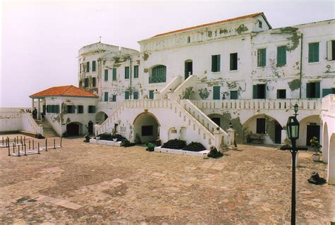 Cape Coast Castle was the main slave-trading fort in the bad old days ...