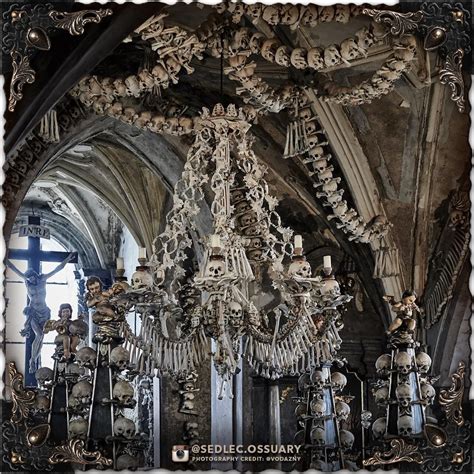 The Famous Sedlec Ossuary Bone Church (Kutna Hora Czech Republic ...
