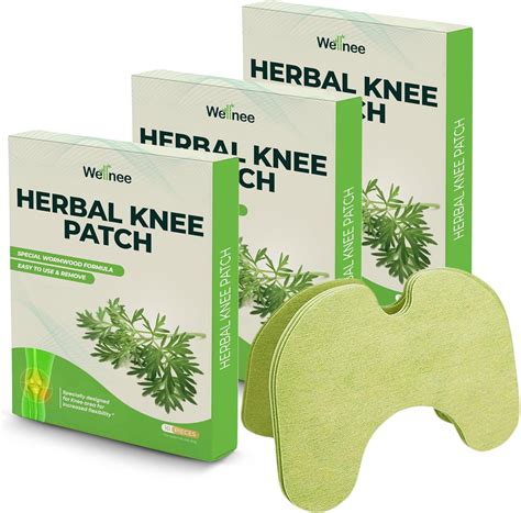 Wellnee Original Herbal Knee Patch - Wellknee Plaster for Knee Support ...