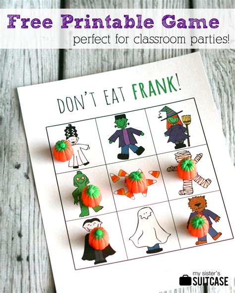 Free Halloween Printables Games