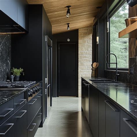 Black on Black Kitchen Ideas for a Bold, Modern Look | HH