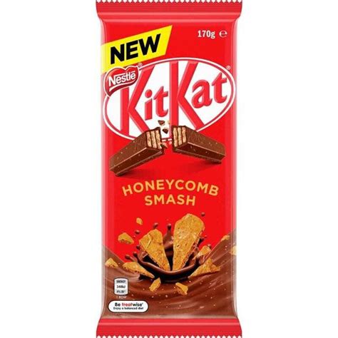 Kitkat Honeycomb Smash Chocolate Bar - 170G
