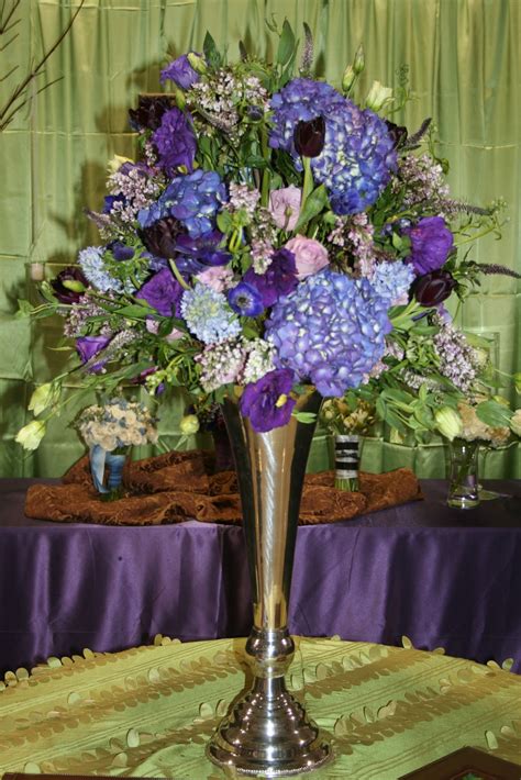 Unforgettable Floral: Purple and Blue flower arrangements
