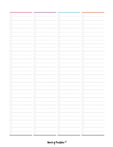 Checklist Chart Template 的图像结果