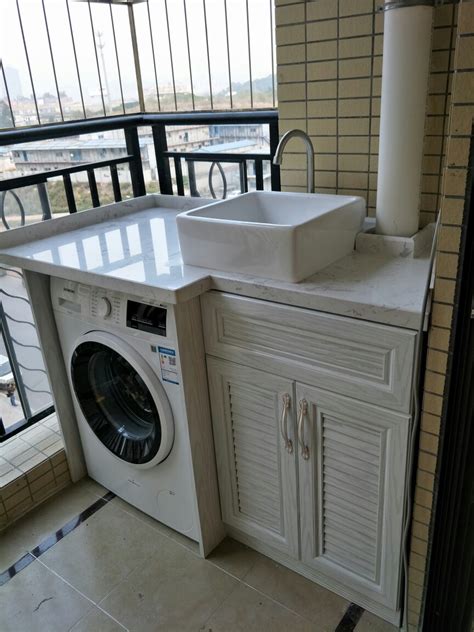 小户型家用洗衣房设计图片--阳台洗衣机摆放-家居美图_装一网装修效果图