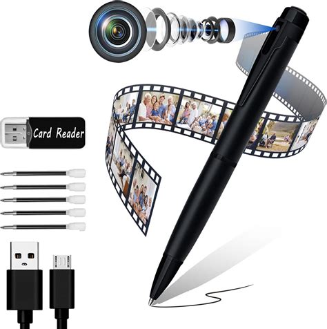 Amazon.com: Mini Spy Camera Hidden Camera Pen, FHD 1080P Spy Camera Pen ...
