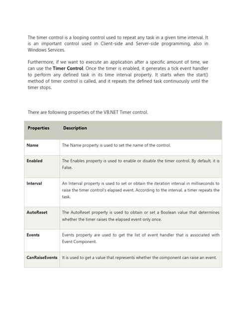 Image result for Visual Basic Code for Timer