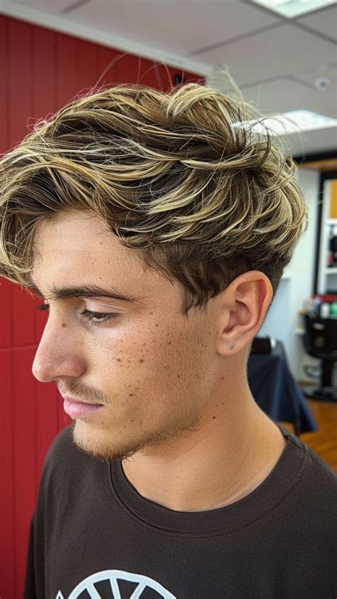 Blonde Mens Highlights