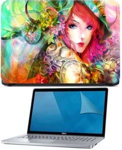 Splendid STICKER 2 IN 1 LAPTOP PRINTED STICKER PACK WITH SCREEN GUARD ...