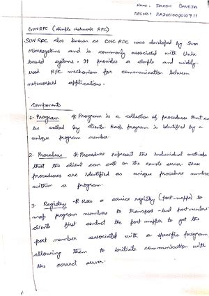 7-Architectural Models-11-01-2024 - Distributed Operating Systems - Studocu