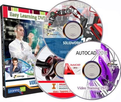 Easy Learning AutoCAD SolidWorks Inventor (2016 ) Video Training ...