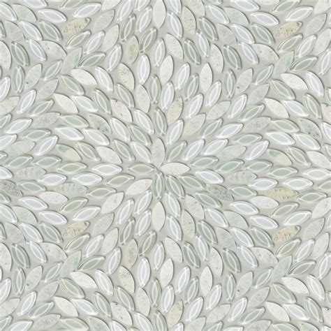 Willow Sage Marble Glass Mix Mosaic | Floor and Decor