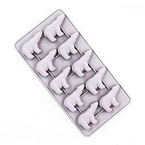 Buy Ice Cube Tray Tool Mold Silicone with Lid Cold Drink DIY ...