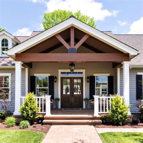 20 Open Gable Porch Ideas for A Light and Airy Feel