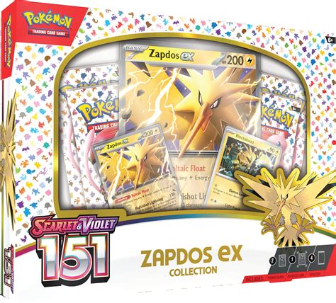 Pokemon TCG Scarlet & Violet 3.5 Pokemon 151 Zapdos Ex Box stock finder ...