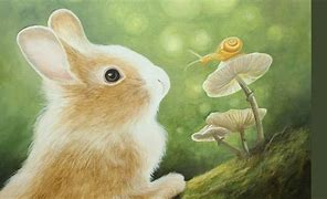 Image result for Easy Acrylic Painting Rabbit