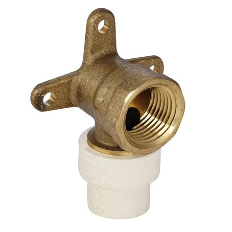 Codo adapter de 1/2 cpvc reforzado con acero inoxidable | Implosa