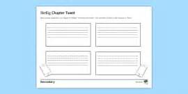 Skellig Chapter 11 Evolution Worksheet (teacher made)