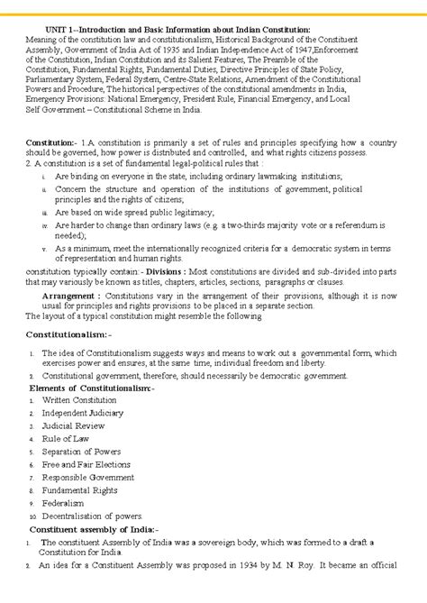 COI Notes Unit-I - This help you alot - UNIT 1-Introduction and Basic ...