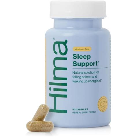 Hilma Aid Formulated with Magnesium &, Natural Aids for Adults to Help You Fall Asleep and Stay ...