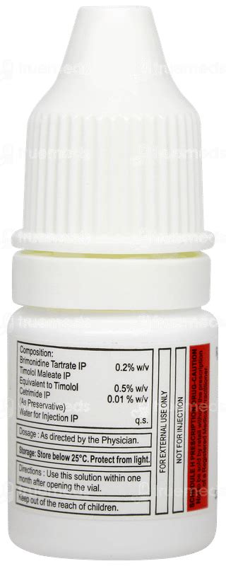 Bidin T Bak Free Eye Drops 5ml - Uses, Side Effects, Dosage, Price ...