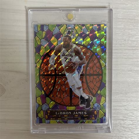 Yahoo!オークション - lebron james 2020-21 panini mosaic basketball...