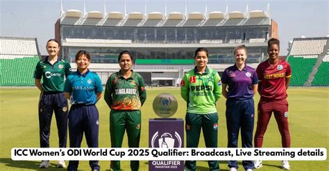 ICC महिला वनडे वर्ल्ड कप 2025 क्वालीफायर: प्रसारण, लाइव स्ट्रीमिंग ...