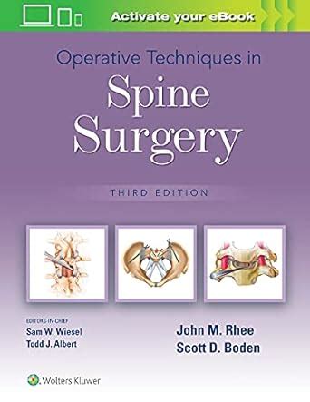 Buy Operative Techniques in Spine Surgery Book Online at Low Prices in ...