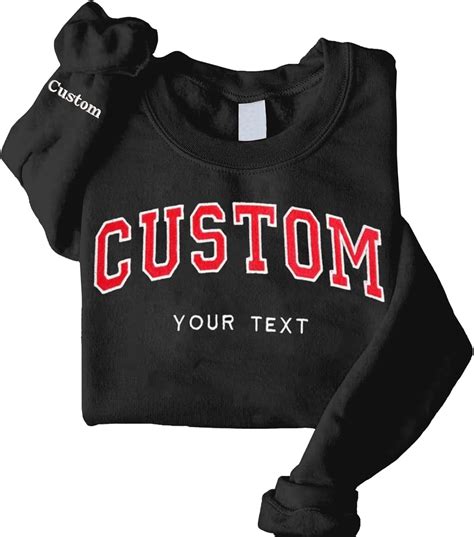 LullabyMall Custom Embroidered Two-Color Sweatshirt and Hoodie ...