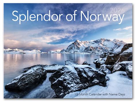 2026 Splendor of Norway Calendar – Open House Imports