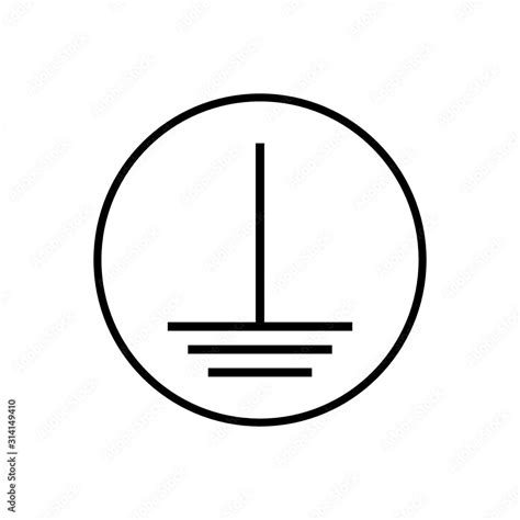 Earth Ground Sign Reflective Sign 的图像结果