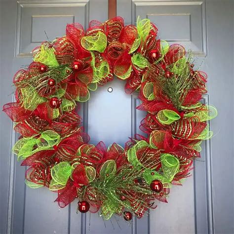 Mesh Wreath DIY Easy 的图像结果