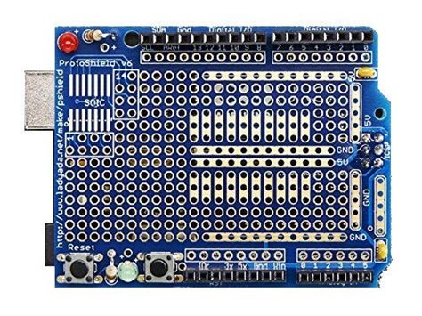 Adafruit Proto Shield for Arduino Kit - Stackable Version R3 : Amazon ...