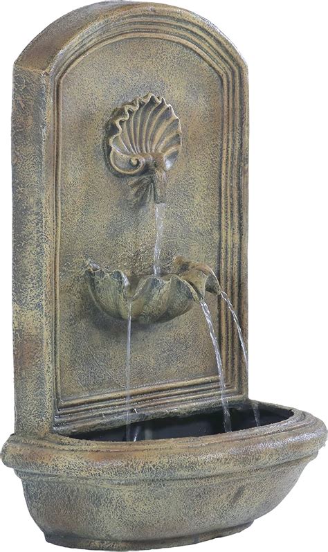Sunnydaze Seaside Wall Fountain - Wall-Mounted | Ubuy India