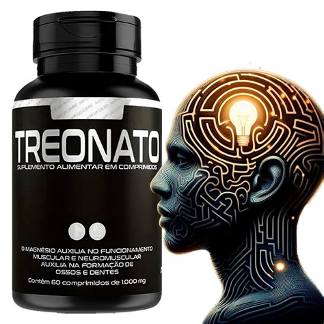 Magnésio Treonato com Treonina Fórmula Exclusiva para a Memória 60 comprimidos 1000 mg | Shopee ...