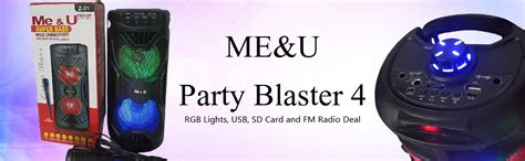 ME&U Moving Monster pro 40W with Karaoke mic Trolley Speaker, RGB ...